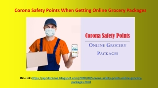 COVID19 Safety Tips From Grocery Packages