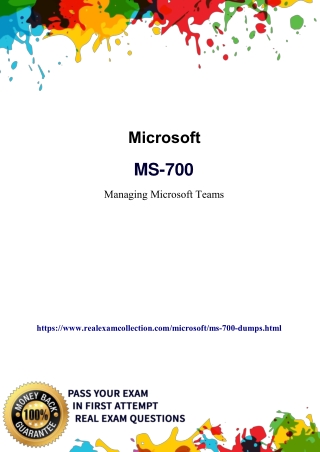 MS-700 Exam PDF | 2020 MS-700 Questions Answers | Realexamcollection