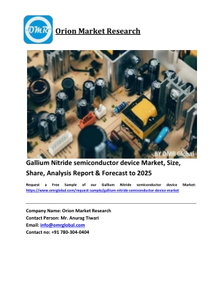 Gallium Nitride semiconductor device Market Size, Industry Trends, Share and Forecast 2019-2025