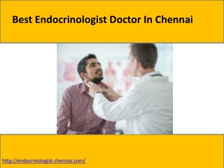 Best Endocrinologist Doctor In Chennai