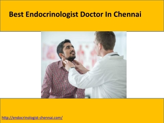 Best Endocrinologist In Chennai