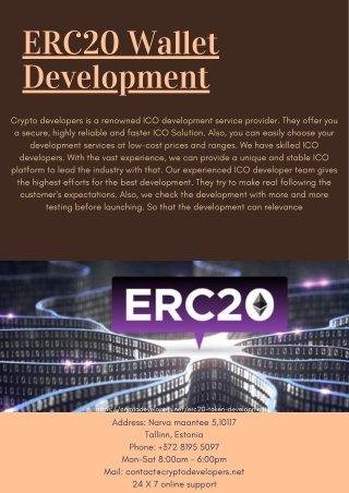 ERC20 Wallet Development | Crypto Developers