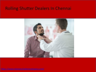 Rolling Shutter Dealers In Chennai