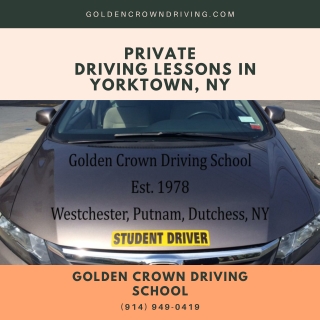 Private Driving Lessons in Yorktown, NY