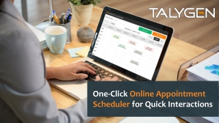 One-Click Online Appointment Scheduler for Quick Interactions