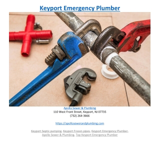 Keyport Emergency Plumber