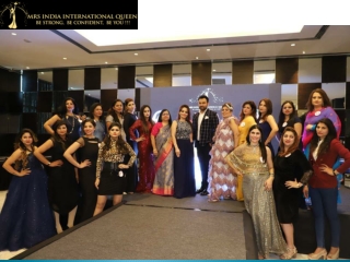 Walk like a queen and own a crown at Mrs India International