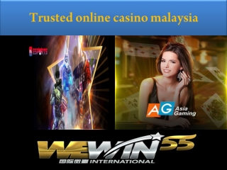 The amazing game is trusted online casino malaysia