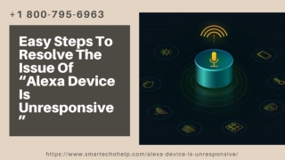 Alexa Device Unresponsive 1-8007956963 Alexa App Helpline -Call Anytime