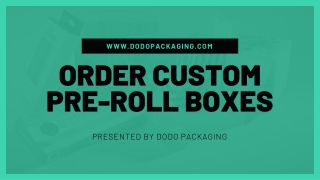 Get Pre-Roll Box Packaging | Custom Printed Pre-Roll Boxes