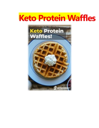 Keto Protein Waffles