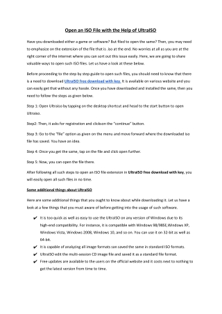 Ultraiso Free Download With Key