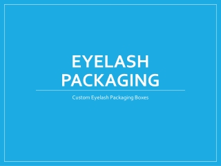 Eyelash Boxes