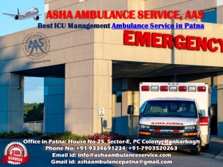 Get your Patient all needs with Ambulance Services in Patna | AAS