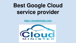 Best Google Cloud service provider