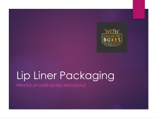 Lip Liner Boxes