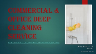 Commercial & Office Deep Cleaning Service Naples