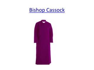 Bishop Cassock