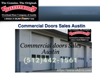 Commercial Doors Sales Austin