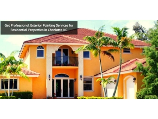 Get Professional Exterior Painting Services for Residential Properties in Charlotte NC