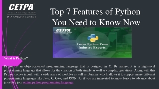 7 Python  Features You Need to Know Now!