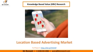 Location Based Advertising Market Size Worth $163.5 Billion By 2026 - KBV Research