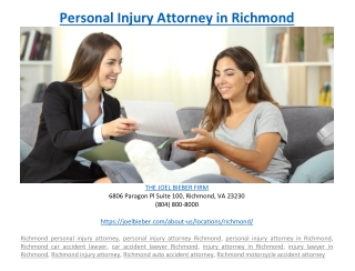 Personal Injury Attorney in Richmond