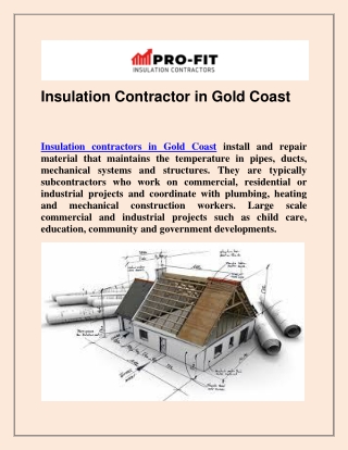 Insulation contractor in Gold Coast