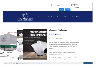 ulv electric cold fogger in USA