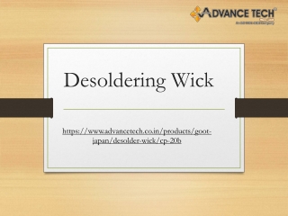 Best Supplier of desoldering wick