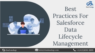 Best Practices for Salesforce Data Lifecycle Management