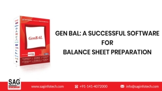 Find the Gen Balance Sheet Software With Example