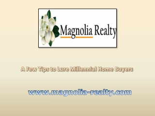 A Few Tips to Lure Millennial Home Buyers