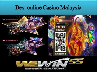 Find out the best online Casino Malaysia