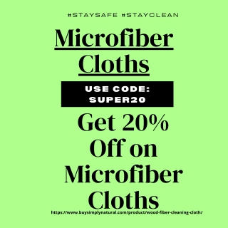 Pack of 6 Microfiber Cloths