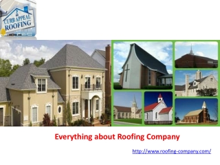 Everything about Roofing Company