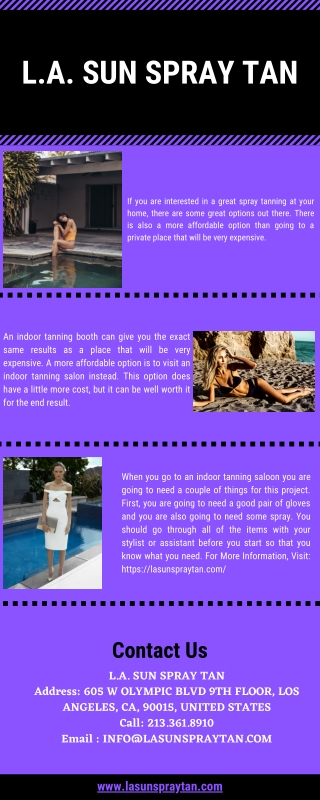 spray tan in LA