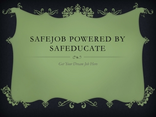 Safejob- Best Job For Me