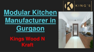 Modular Kitchen Manufacturer in Gurgaon