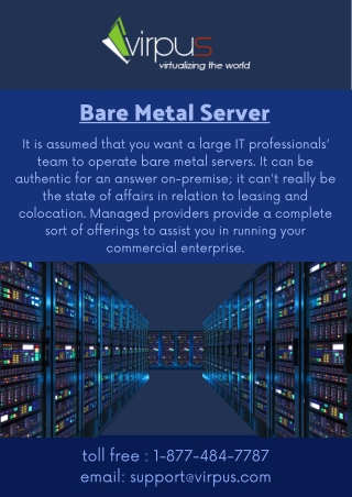 Bare metal server
