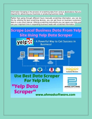 Yelp Data Scraper