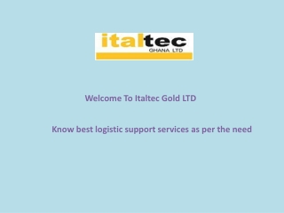 Know best logistic support services as per the need