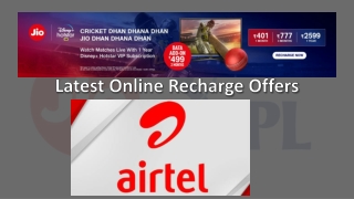 Best Recharge Offers in 2020