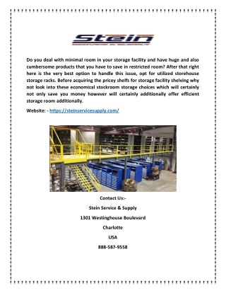 Warehouse Storage Racks | Stein Service & Supply