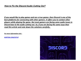 How to Fix the Discord Audio Cutting Out?