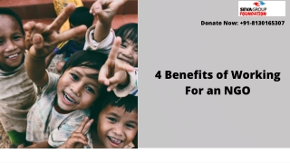 4 Benefits of Working for an NGO