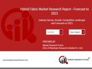 Hybrid Fabric Market - Analysis, Growth, Share, Application, Overview, Trends, Key Opportunities and Outlook 2023