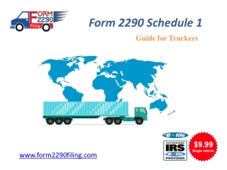 Form 2290 Online | IRS Form 2290 Phone Number | Form 2290