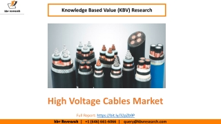 High Voltage Cables Market Size Worth $45.9 Billion By 2026 - KBV Research