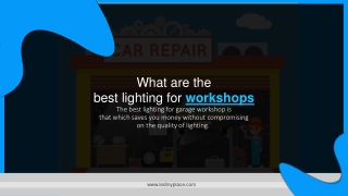 Find Most Suitable LED Workshop Light with LEDMyplace